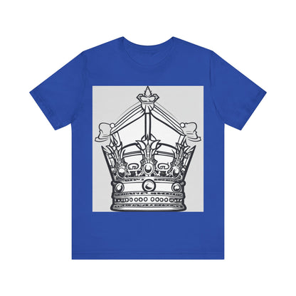 boostlete-quiet-power-icon-crown-outline-badge-0130 — Unisex Jersey Short Sleeve (B+C 3001)