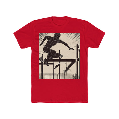boostlete-iron-intent-scene-hurdler-speed-blueprint-0152 — Unisex Cotton Crew Tee (NL 3600)