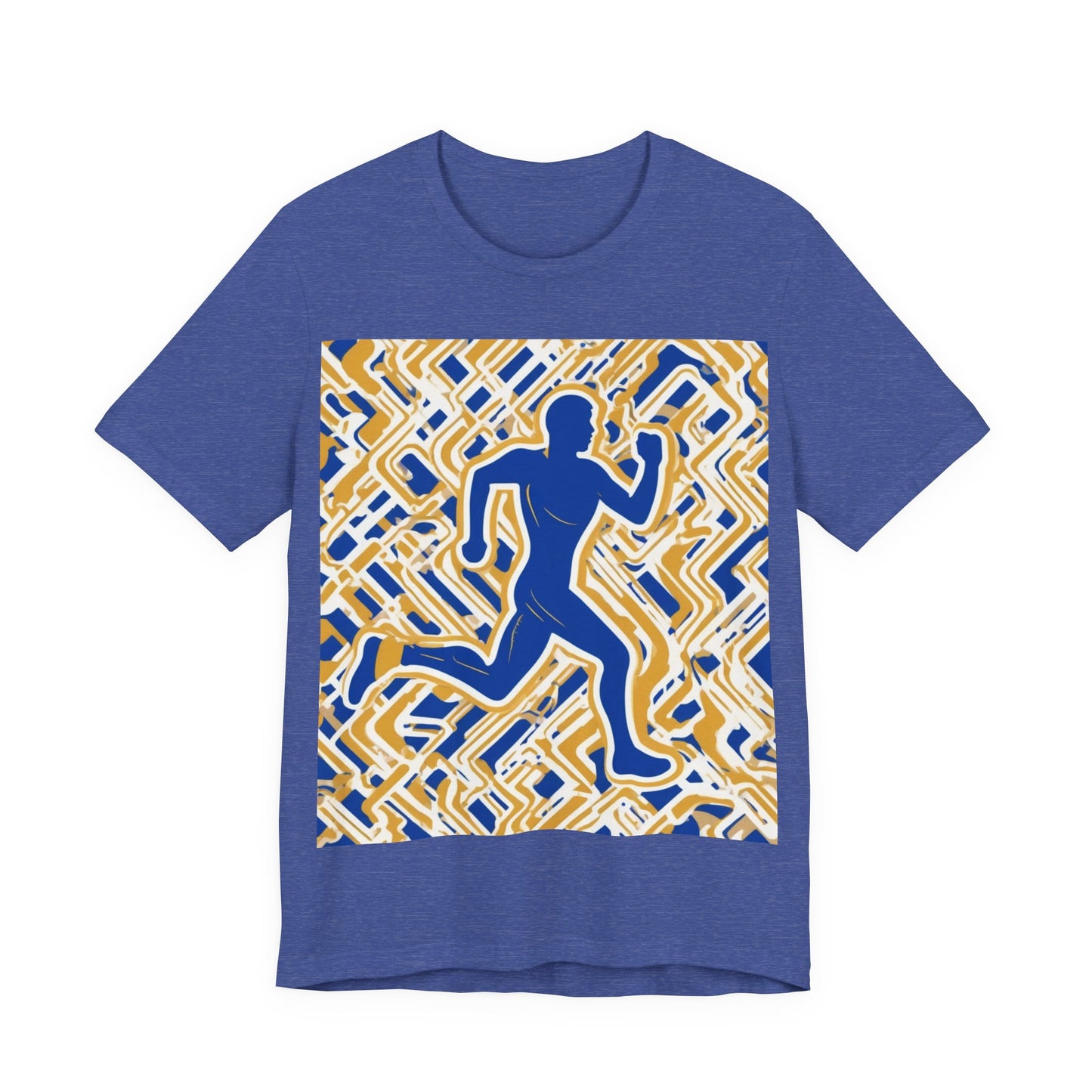 boostlete-pr-season-icon-runner-outline-industrial-0170 — Unisex Jersey Short Sleeve (B+C 3001)