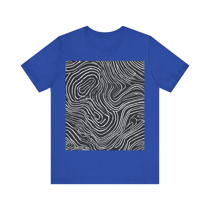 boostlete-field-day-pattern-topographic-badge-0307 — Unisex Jersey Short Sleeve (B+C 3001)