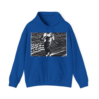 boostlete-headspace-scene-marathoner-speed-geometric-0816 — Unisex Heavy Blend Hoodie (G18500)