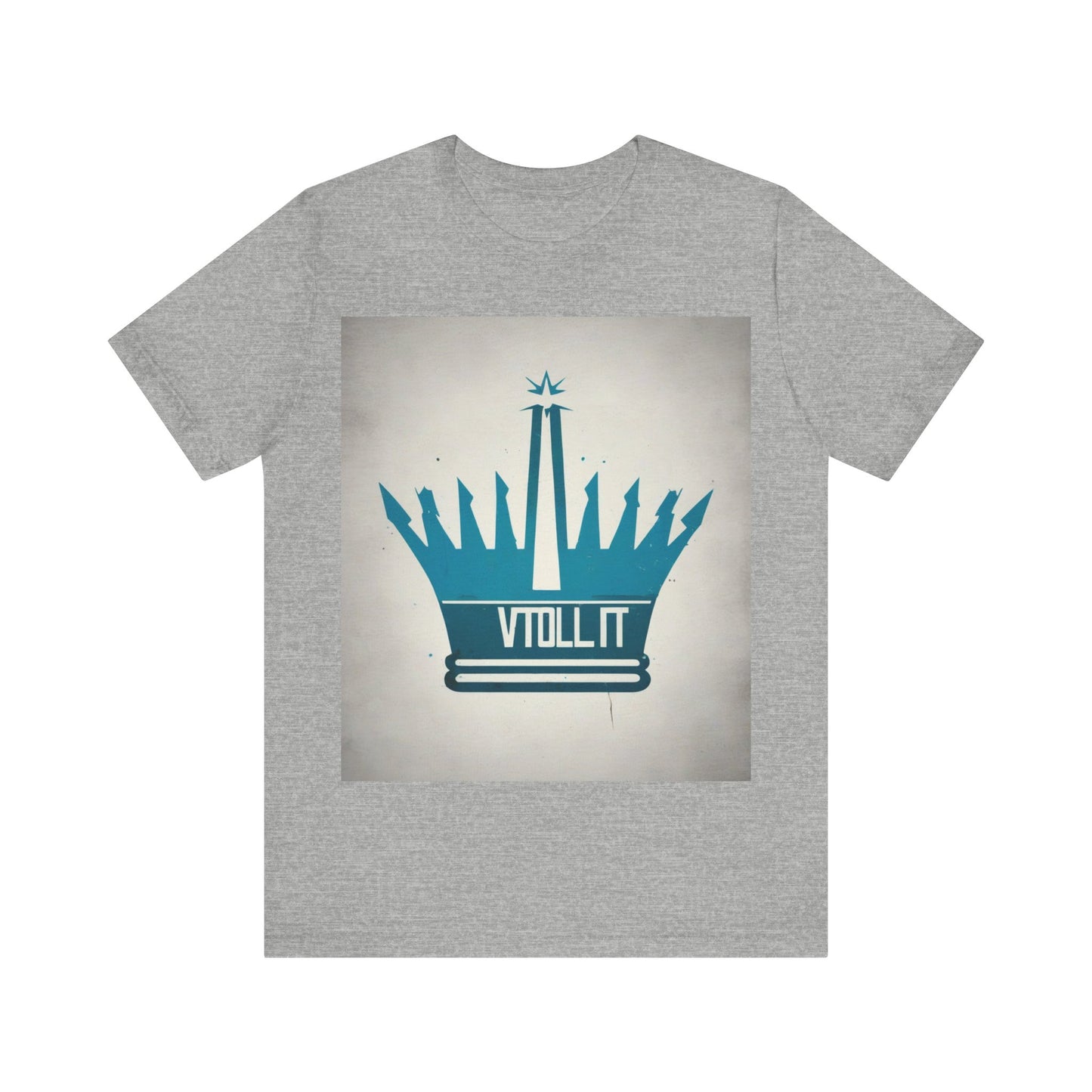 boostlete-am-crew-icon-crown-matte-industrial-0058 — Unisex Jersey Short Sleeve (B+C 3001)