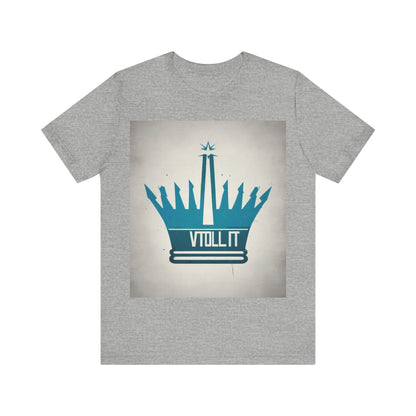 boostlete-am-crew-icon-crown-matte-industrial-0058 — Unisex Jersey Short Sleeve (B+C 3001)