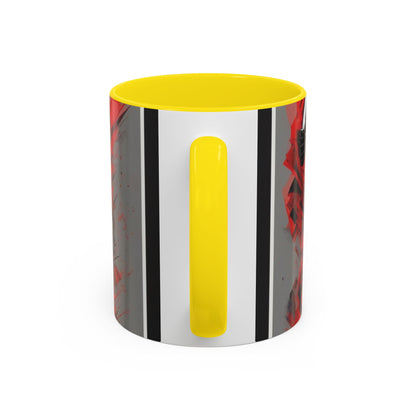 boostlete-field-day-scene-sprinter-glitch-badge-0284 — Accent Mug 11oz/15oz