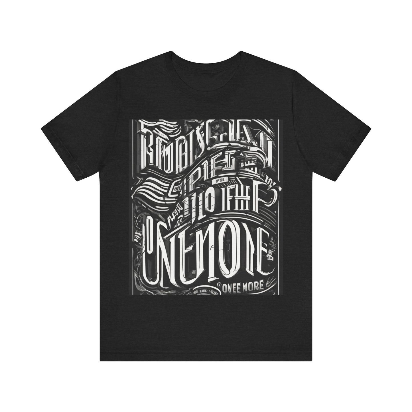 boostlete-mile-by-mile-type-one-more-split-line-art-0001 — Unisex Jersey Short Sleeve (B+C 3001)