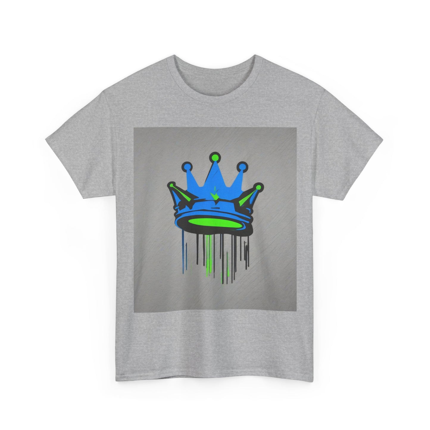 boostlete-mile-by-mile-icon-crown-matte-industrial-0162 — Unisex Heavy Cotton Tee (Gildan 5000)