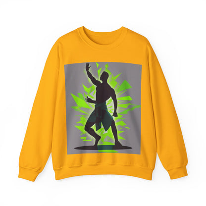 boostlete-mile-by-mile-scene-yogi-offset-isometric-0972 — Unisex Heavy Blend Crewneck (G18000)