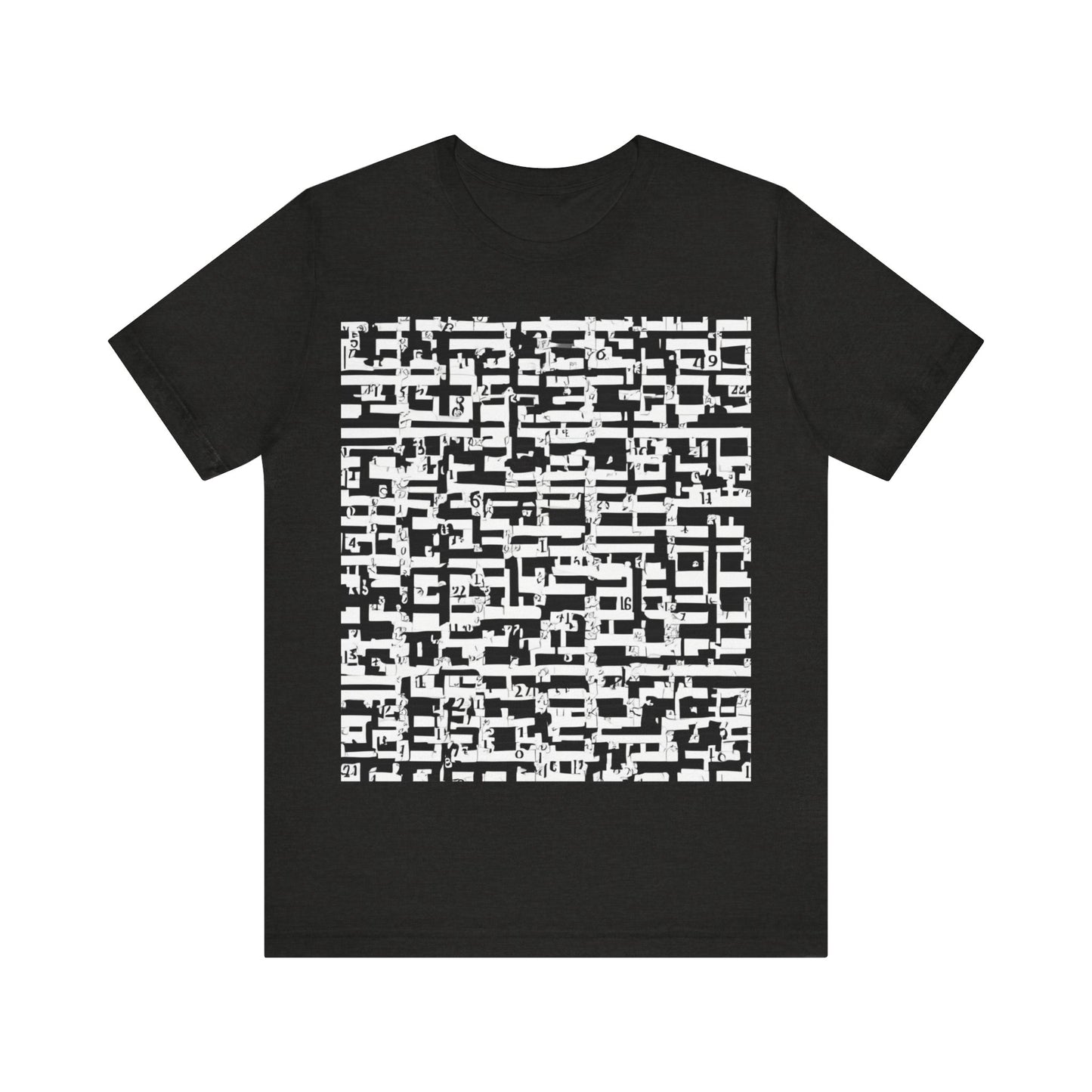 boostlete-iron-intent-pattern-plate-number-badge-0171 — Unisex Jersey Short Sleeve (B+C 3001)