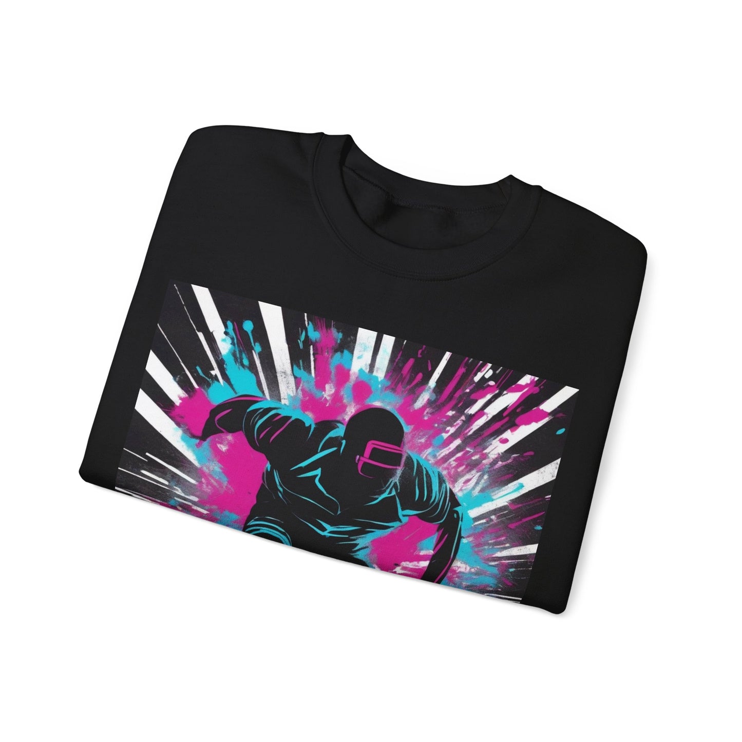 boostlete-recovery-progress-scene-sprinter-chalk-bold-0220 — Unisex Heavy Blend Crewneck Sweatshirt (Gildan)