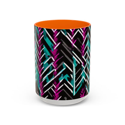 boostlete-recovery-progress-pattern-chevron-retro-0243 — Accent Mug 11/15oz