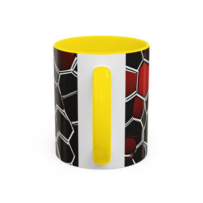 boostlete-quiet-power-pattern-hex-vector-0039 — Accent Mug 11/15oz