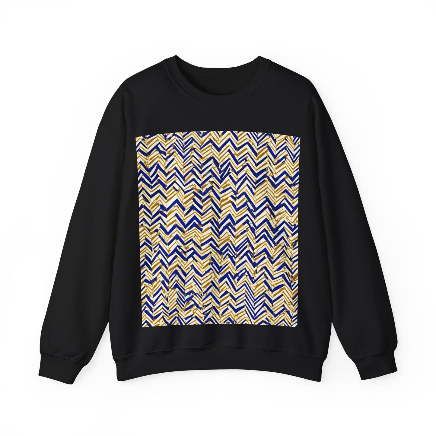 boostlete-boost-mode-pattern-ekg-line-art-0091 — Unisex Heavy Blend Crewneck Sweatshirt (Gildan)