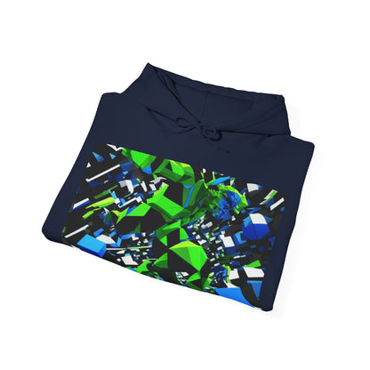 boostlete-pr-season-scene-sprinter-3d-geometric-0896 — Unisex Heavy Blend Hoodie (G18500)