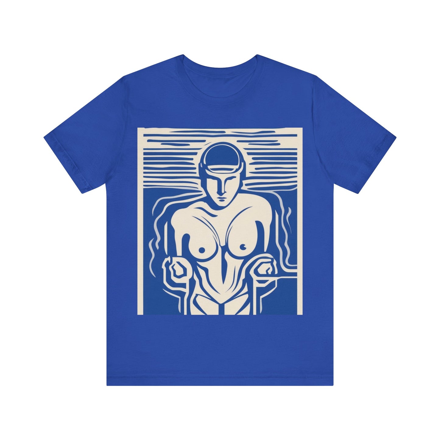 boostlete-boost-mode-icon-swimmer-motion-vector-0062 — Unisex Jersey Short Sleeve (B+C 3001)