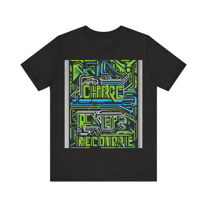 boostlete-pr-season-type-charge-train-recover-outline-over-solid-geometric-0129 — Unisex Jersey Short Sleeve (B+C 3001)