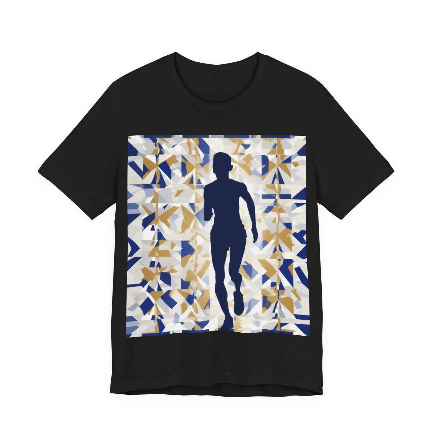 boostlete-recovery-progress-scene-marathoner-matte-geometric-0448 — Unisex Jersey Short Sleeve (B+C 3001)