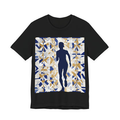 boostlete-recovery-progress-scene-marathoner-matte-geometric-0448 — Unisex Jersey Short Sleeve (B+C 3001)