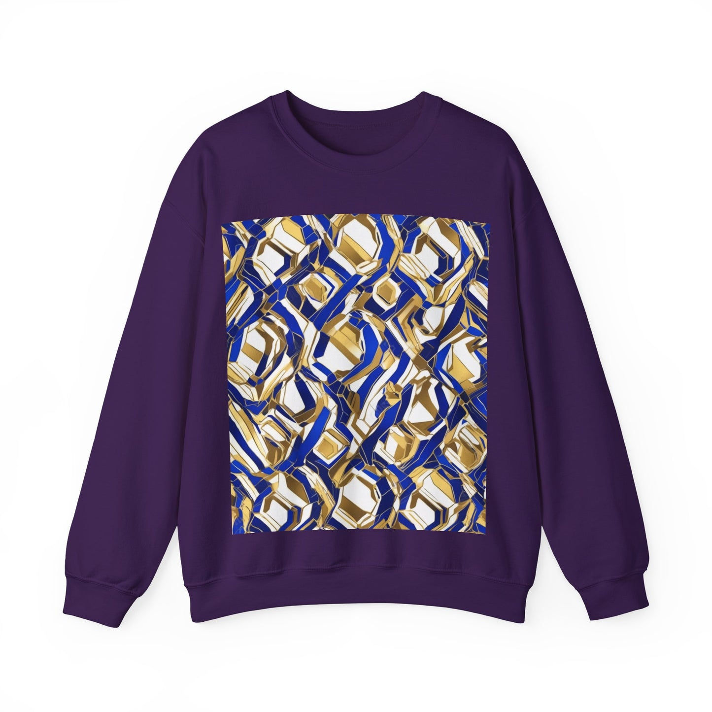 boostlete-boost-mode-pattern-hex-athletic-0611 — Unisex Heavy Blend Crewneck (G18000)