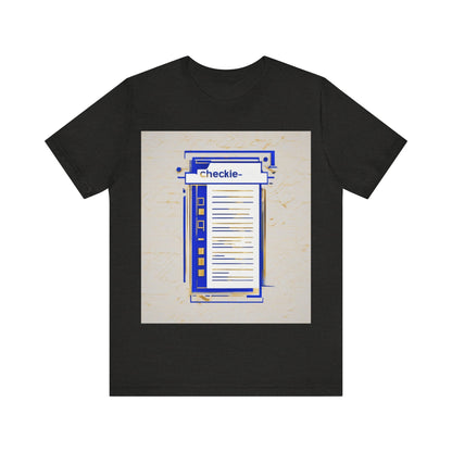 boostlete-am-crew-icon-checklist-glitch-badge-0018 — Unisex Jersey Short Sleeve (B+C 3001)