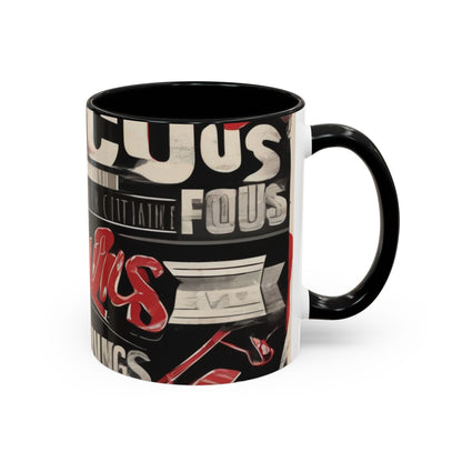boostlete-mile-by-mile-type-focus-over-feelings-split-retro-0841 — Accent Mug 11/15oz