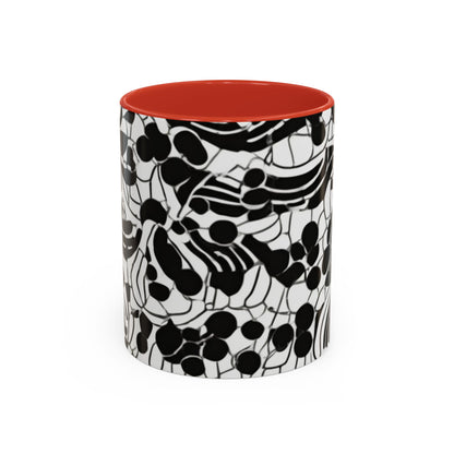 boostlete-rise-grind-pattern-dotted-line-art-0483 — Accent Mug 11/15oz