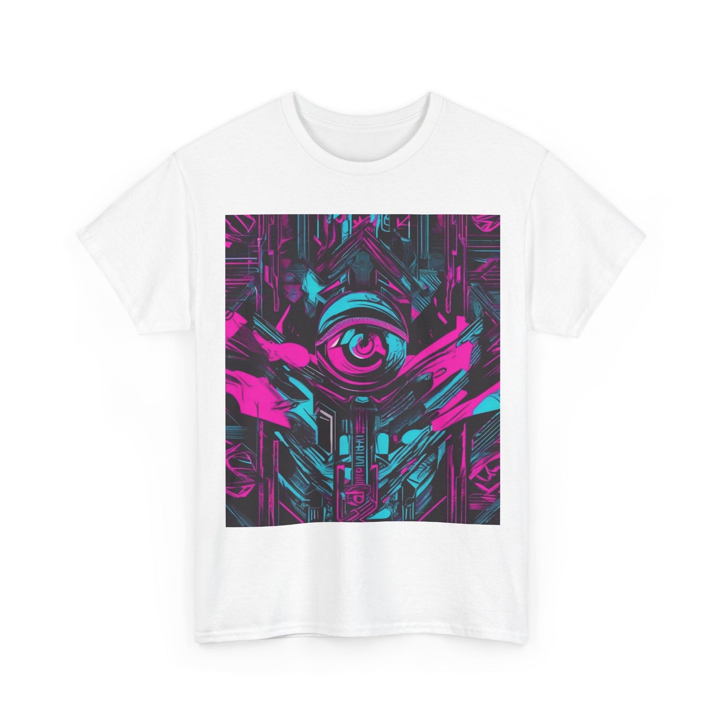 boostlete-iron-intent-type-eyes-up-forward-big-line-art-0065 — Unisex Heavy Cotton Tee (Gildan 5000)