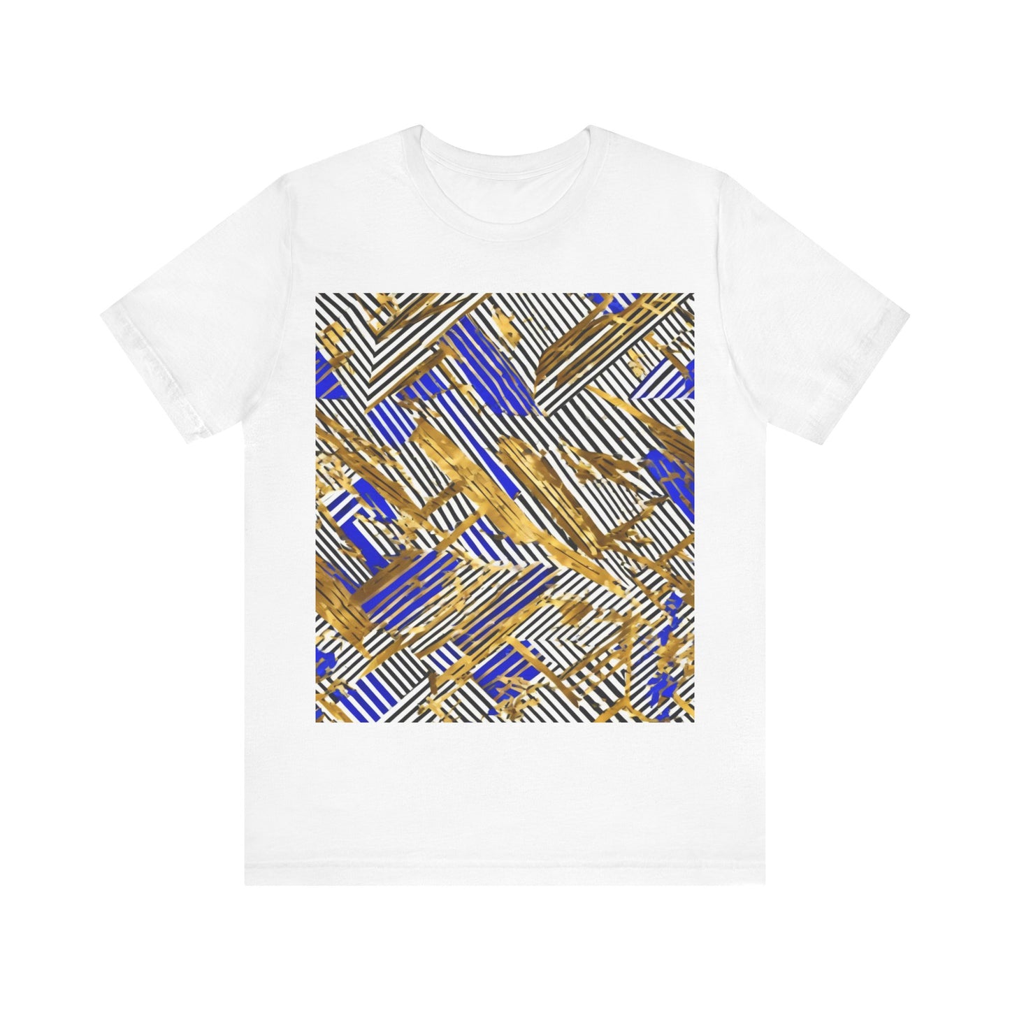 boostlete-boost-mode-pattern-diagonal-monoline-0015 — Unisex Jersey Short Sleeve (B+C 3001)