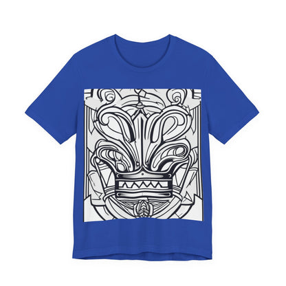 boostlete-boost-mode-icon-crown-offset-line-art-0190 — Unisex Jersey Short Sleeve (B+C 3001)