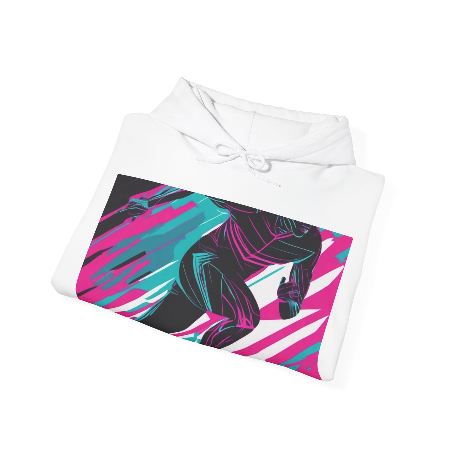 boostlete-mile-by-mile-scene-sprinter-motion-modern-0828 — Unisex Heavy Blend Hoodie (G18500)
