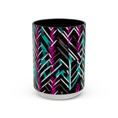 boostlete-recovery-progress-pattern-chevron-retro-0243 — Accent Mug 11/15oz