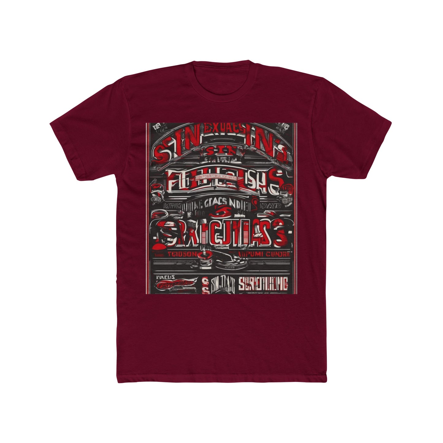 boostlete-iron-intent-type-sin-excusas-arc-retro-0157 — Unisex Cotton Crew Tee (NL 3600)