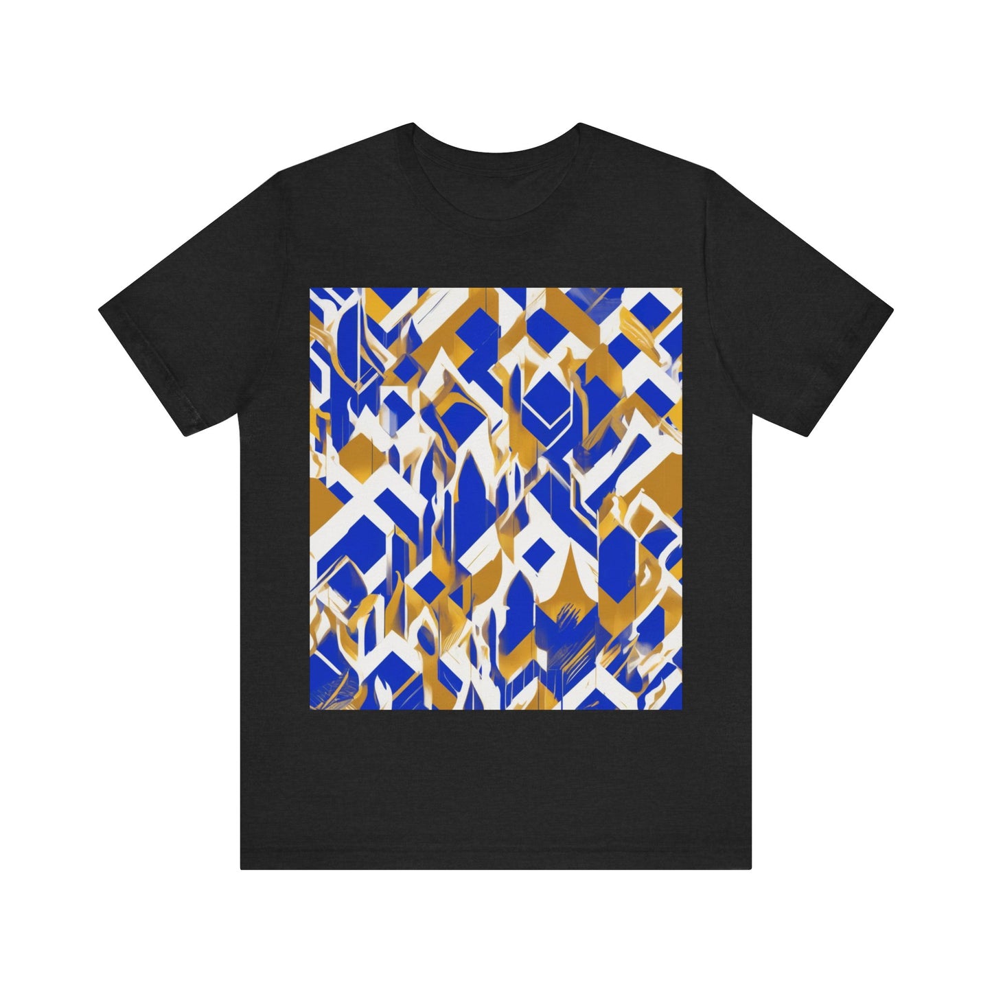 boostlete-field-day-icon-flame-glitch-geometric-0090 — Unisex Jersey Short Sleeve (B+C 3001)