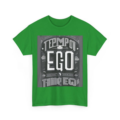 boostlete-mile-by-mile-type-tempo-over-ego-banner-modern-0093 — Unisex Heavy Cotton Tee (Gildan 5000)