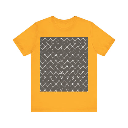 boostlete-am-crew-pattern-ekg-bold-0047 — Unisex Jersey Short Sleeve (B+C 3001)