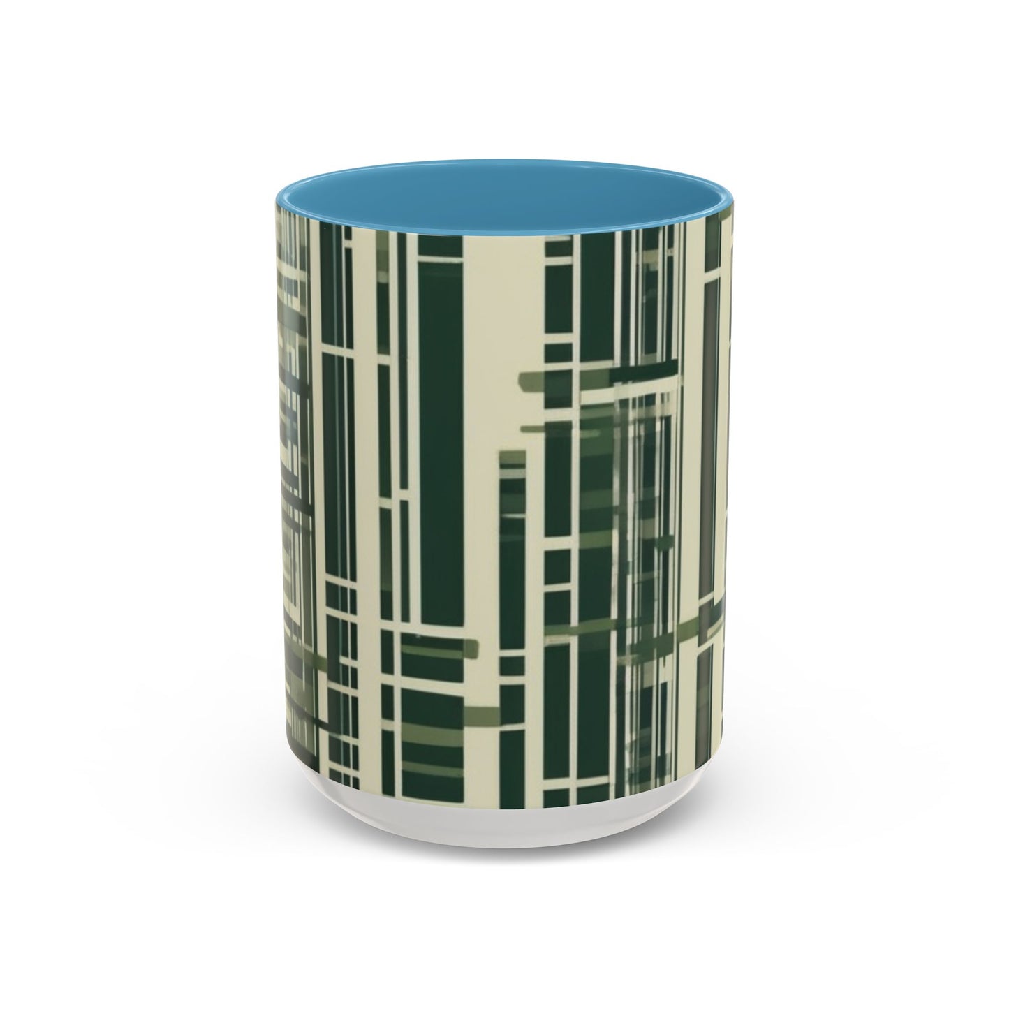 boostlete-quiet-power-pattern-barcode-blueprint-0167 — Accent Mug 11/15oz