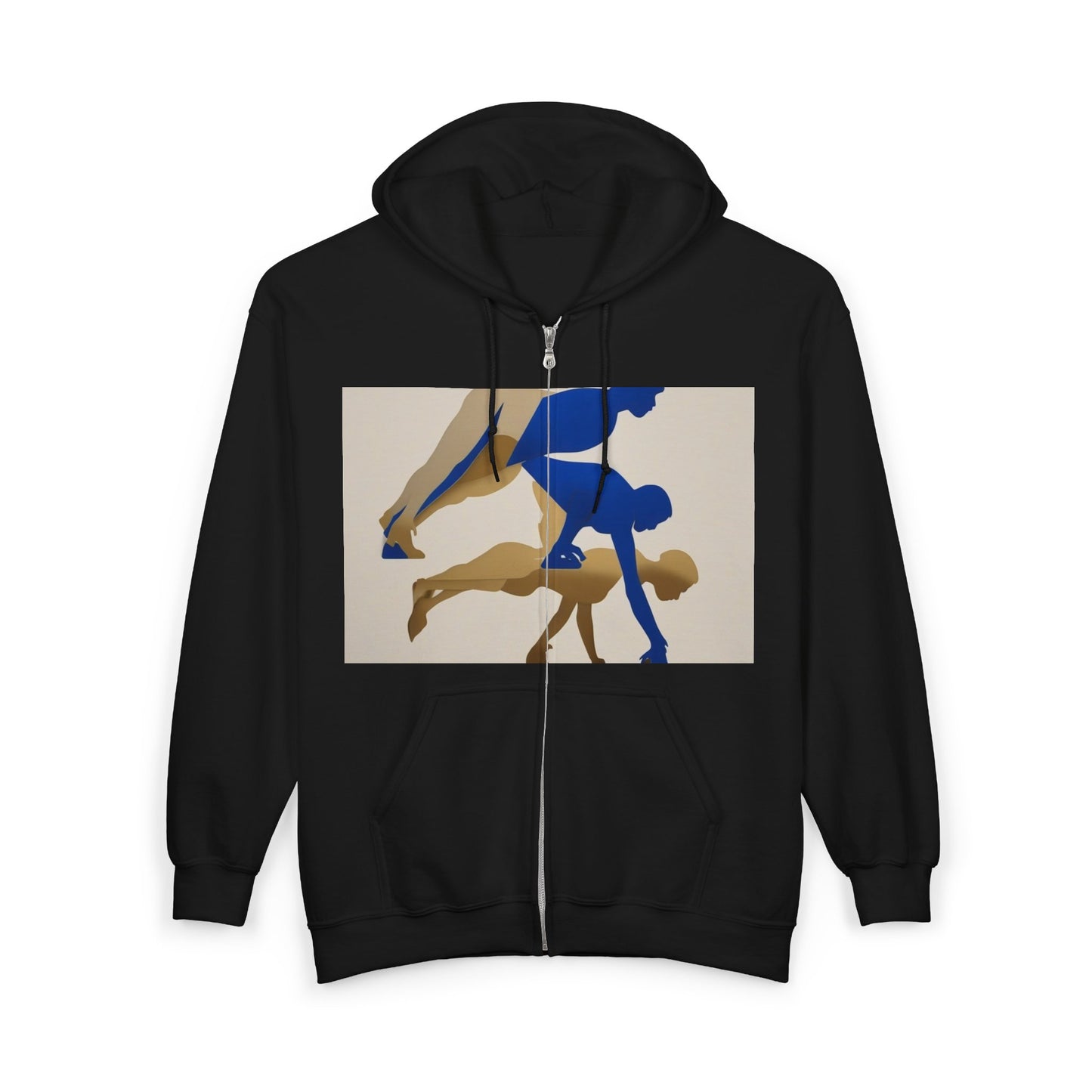 boostlete-mile-by-mile-scene-push-up-duotone-paper-0040 — Unisex Heavy Blend Full-Zip Hooded Sweatshirt