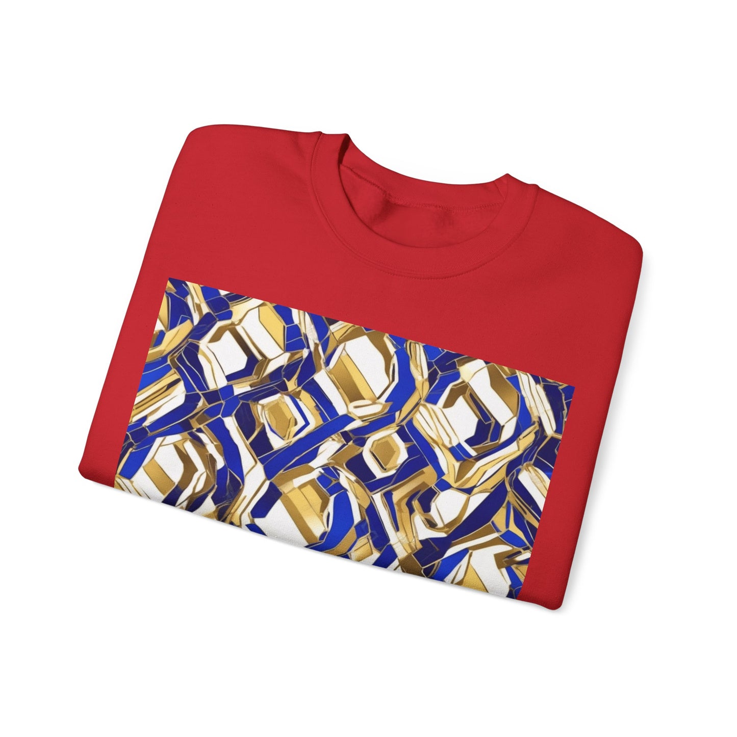 boostlete-boost-mode-pattern-hex-athletic-0611 — Unisex Heavy Blend Crewneck (G18000)