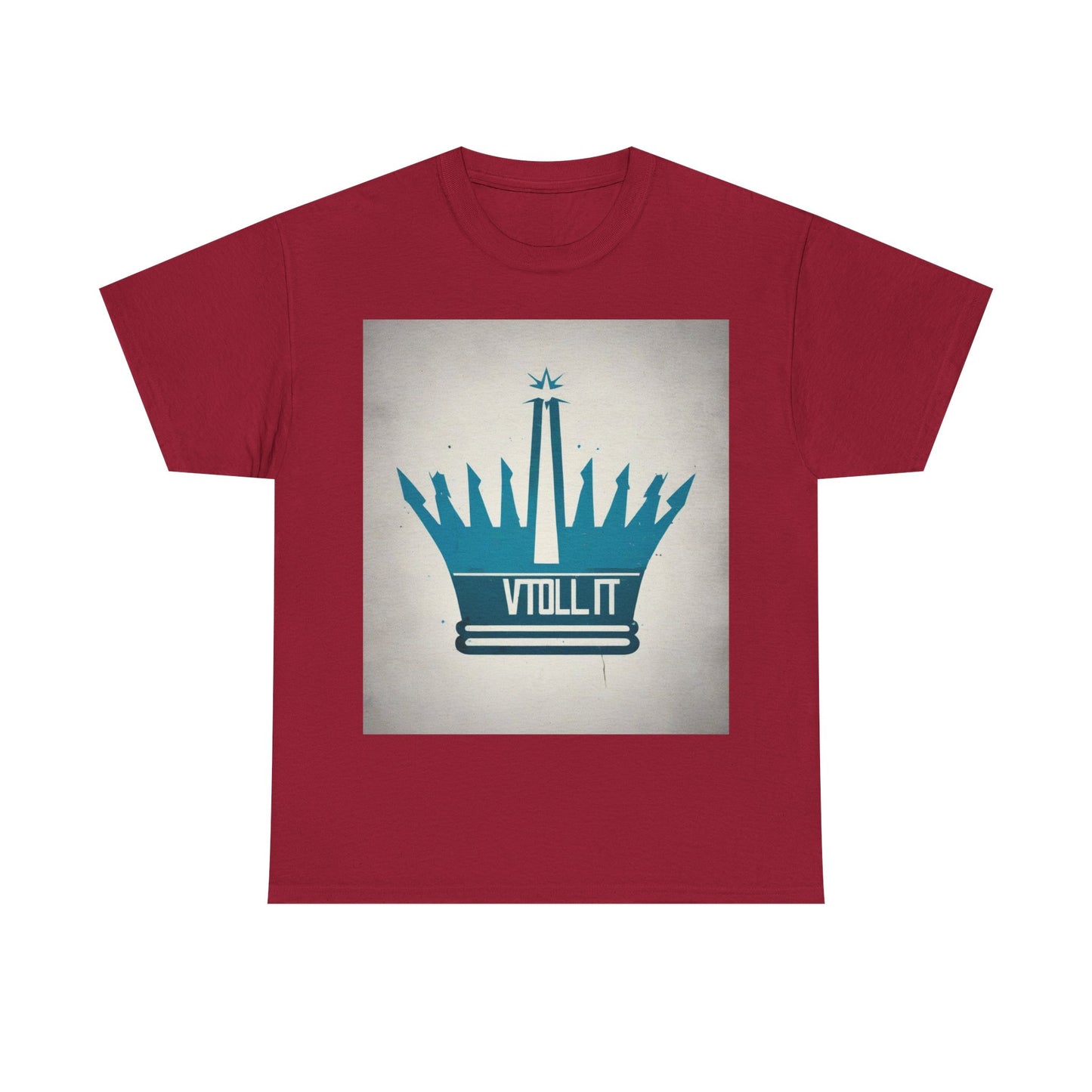 boostlete-am-crew-icon-crown-matte-industrial-0058 — Unisex Heavy Cotton Tee (Gildan 5000)