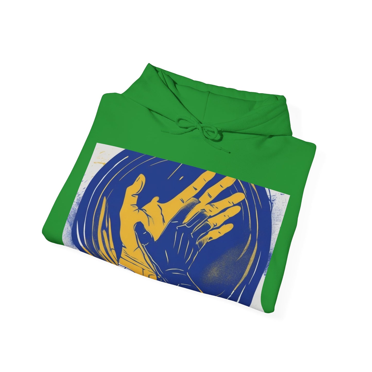 boostlete-am-crew-scene-athlete-neon-vector-0304 — Unisex Heavy Blend Hooded Sweatshirt (Gildan)