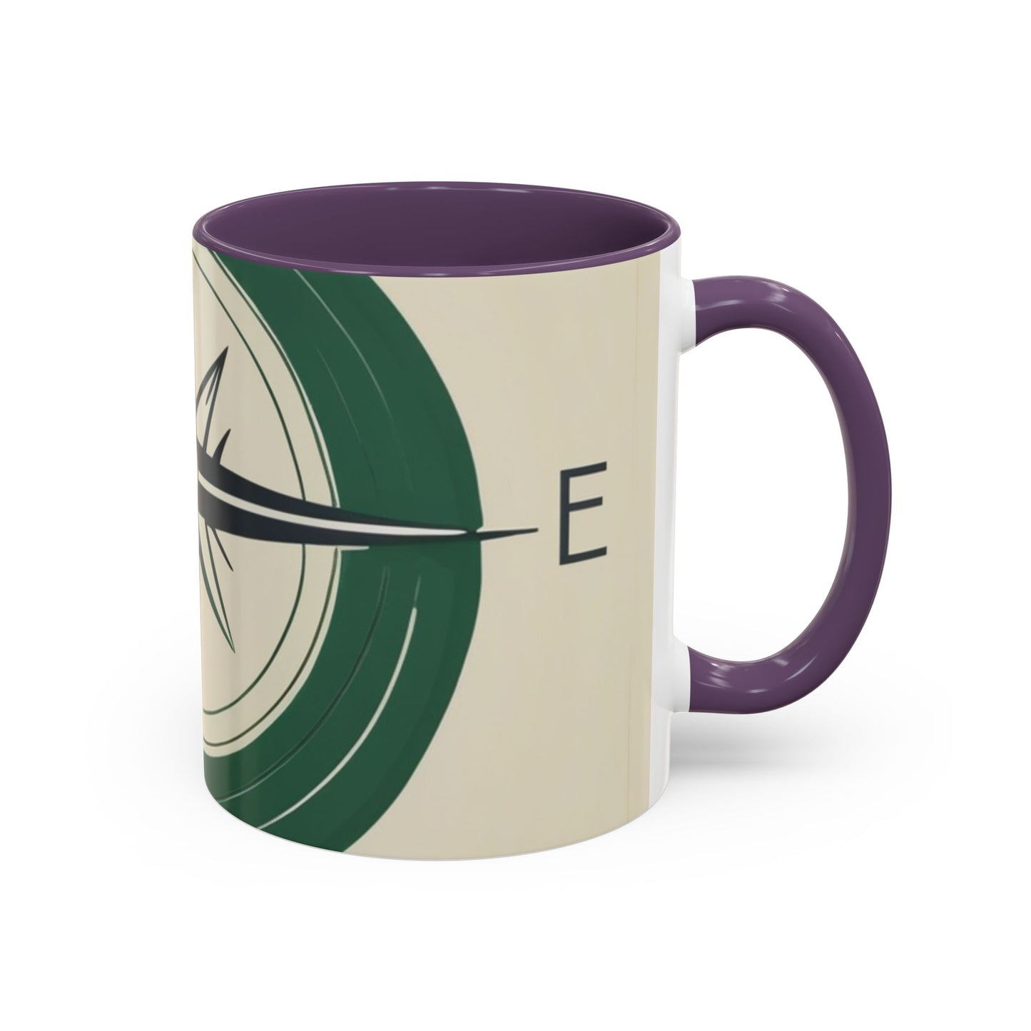 boostlete-iron-intent-icon-compass-soft-blueprint-0614 — Accent Mug 11/15oz