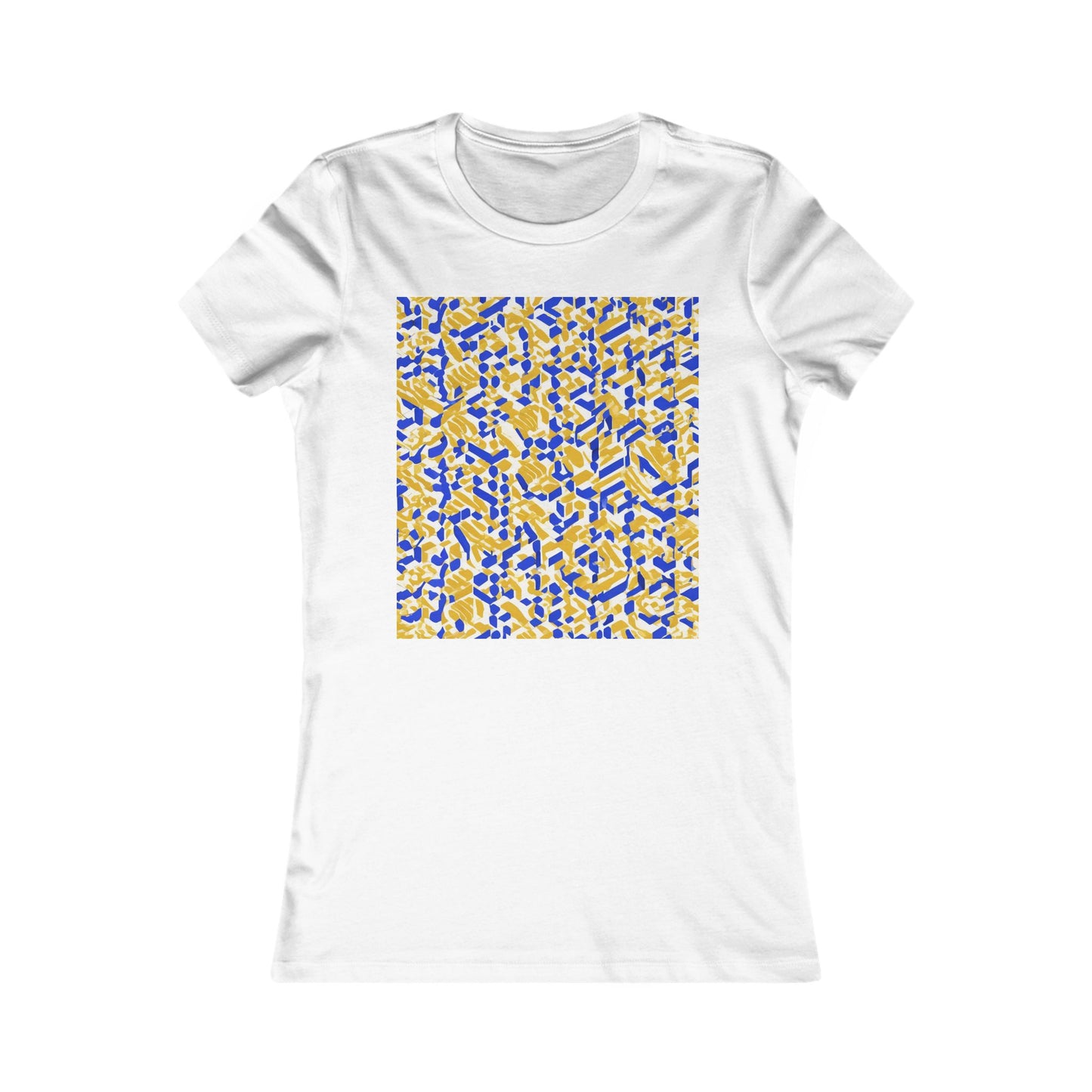 boostlete-rise-grind-pattern-sprint-isometric-0319 — Women's Favorite Tee (B+C 6004)
