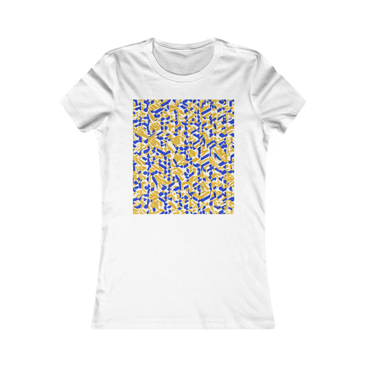 boostlete-rise-grind-pattern-sprint-isometric-0319 — Women's Favorite Tee (B+C 6004)
