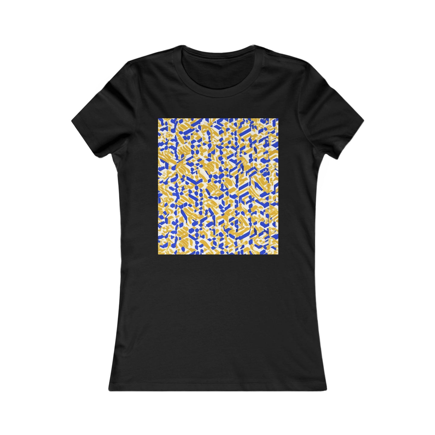 boostlete-rise-grind-pattern-sprint-isometric-0319 — Women's Favorite Tee (B+C 6004)