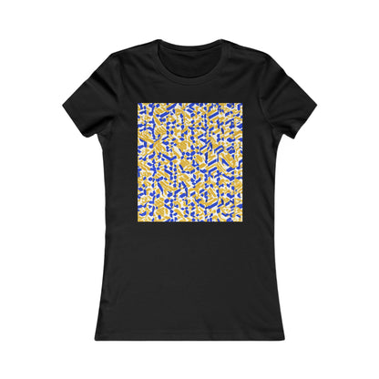 boostlete-rise-grind-pattern-sprint-isometric-0319 — Women's Favorite Tee (B+C 6004)