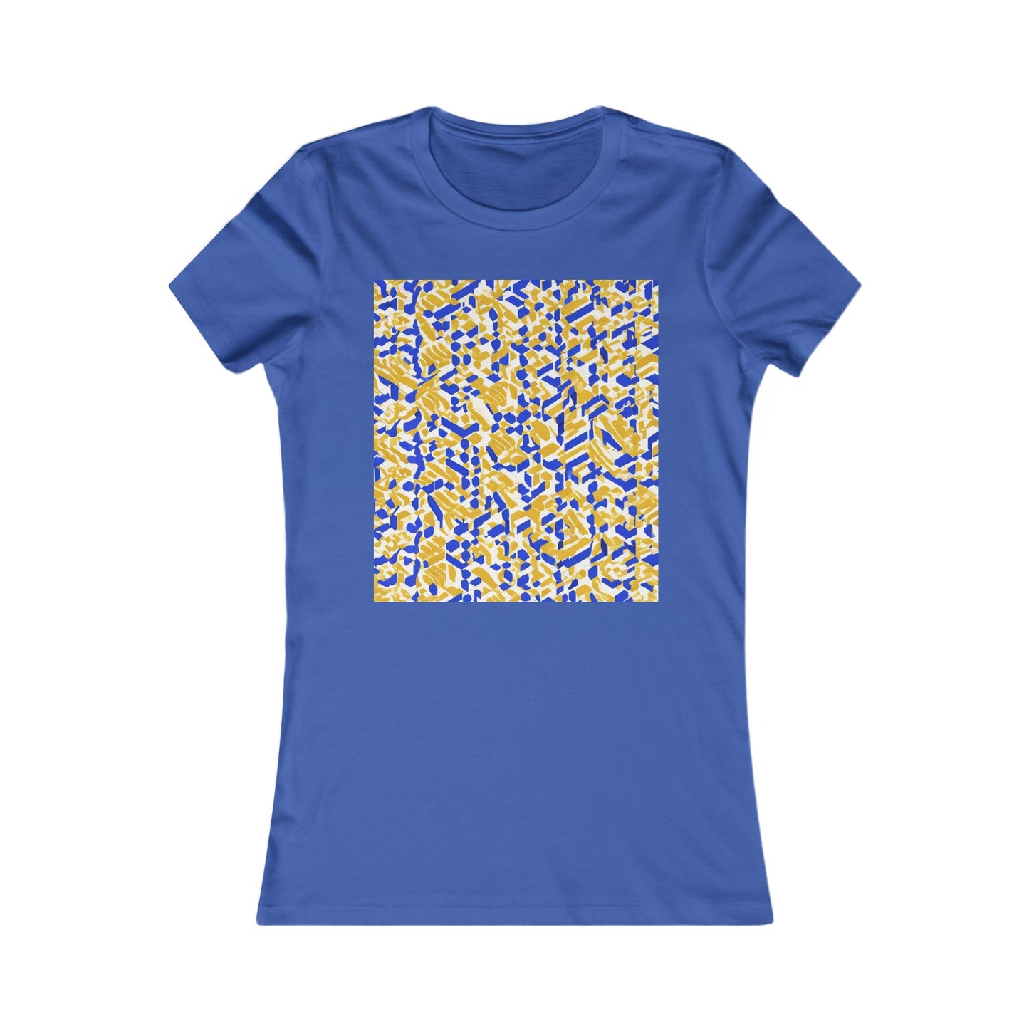 boostlete-rise-grind-pattern-sprint-isometric-0319 — Women's Favorite Tee (B+C 6004)