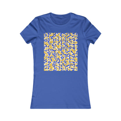 boostlete-rise-grind-pattern-sprint-isometric-0319 — Women's Favorite Tee (B+C 6004)