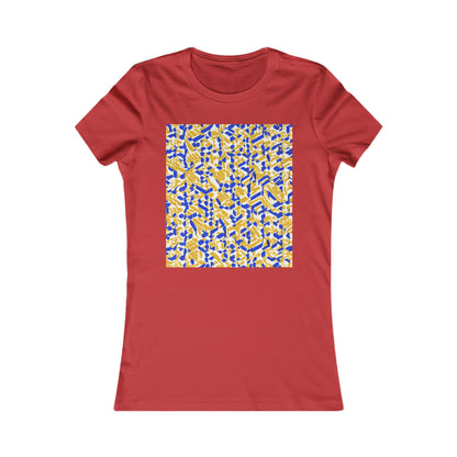 boostlete-rise-grind-pattern-sprint-isometric-0319 — Women's Favorite Tee (B+C 6004)
