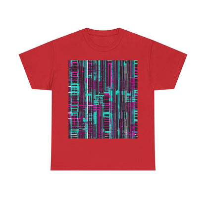 boostlete-field-day-pattern-barcode-retro-0275 — Unisex Heavy Cotton Tee (Gildan 5000)