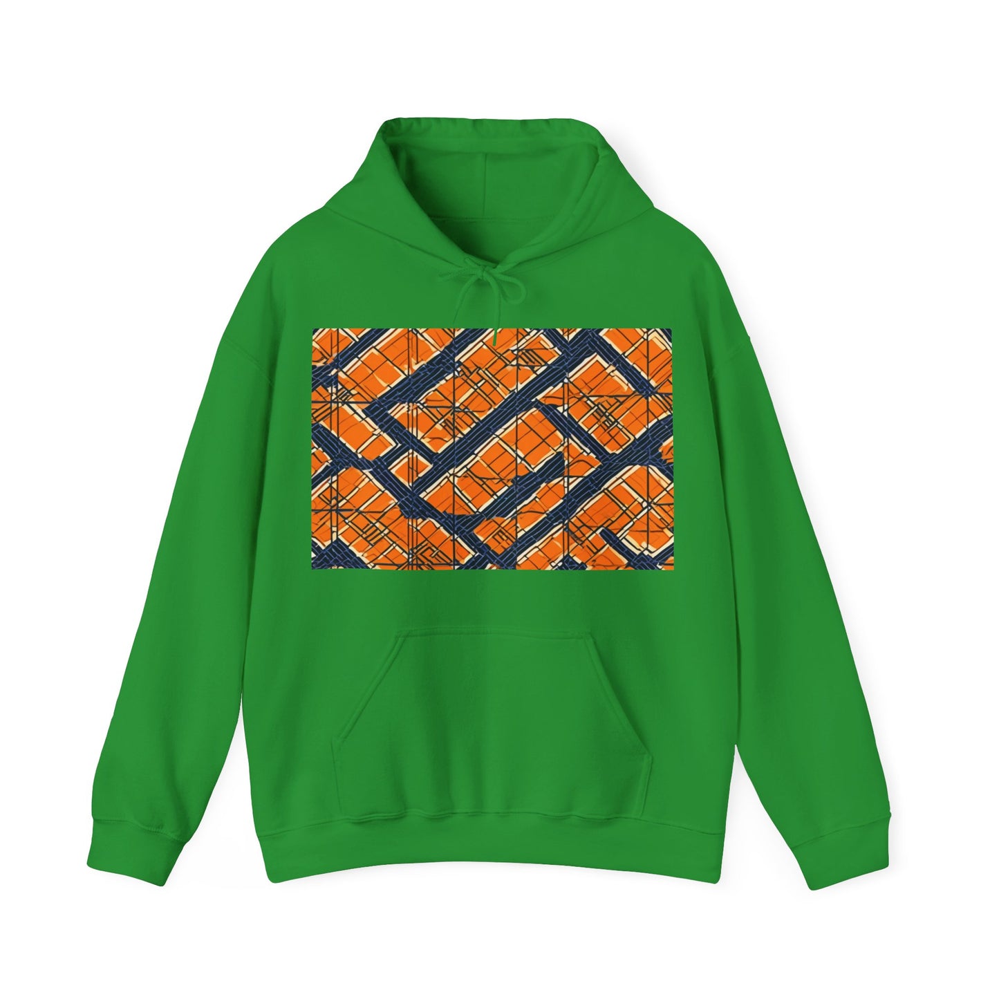 boostlete-boost-mode-pattern-plate-number-monoline-0571 — Unisex Heavy Blend Hoodie (G18500)