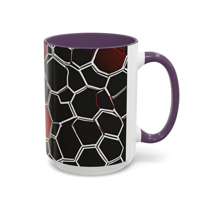 boostlete-quiet-power-pattern-hex-vector-0039 — Accent Mug 11/15oz